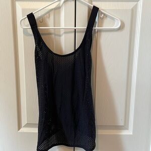 Lorna Jane Open Back Mesh Top S